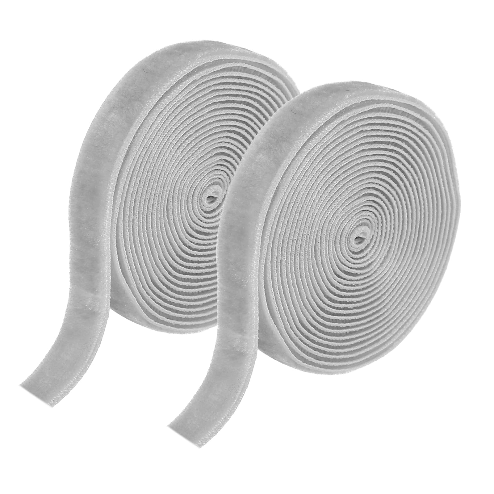 sourcing map Velvet Ribbon 1cm x 3.6m Single Face Spool Gray