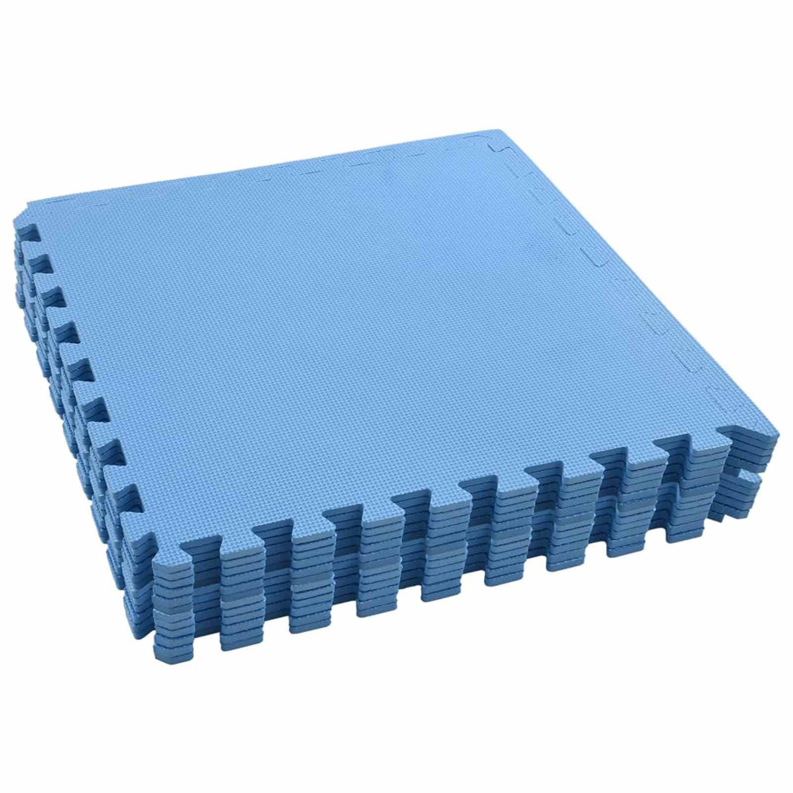Mats de Ejercicio en Rompecabezas 12 pcs Azul 4,32 ㎡ Espuma EVA,Deportes,Fitness y musculación,Esteras para Equipos de Gimnasia,3.75kg-3433274