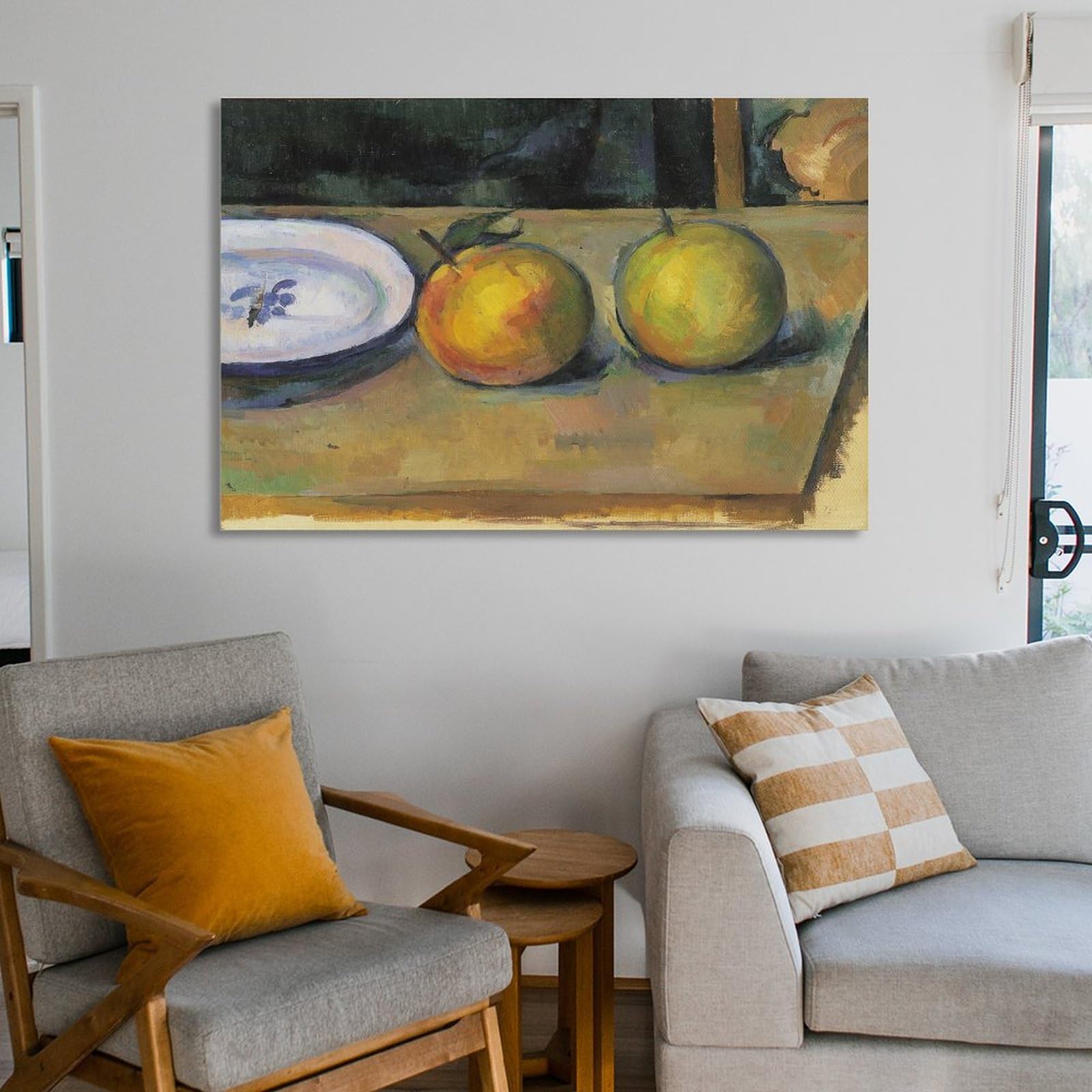 Amazon.com: Two Apples on A Table by Paul Cezanne Prints Poster