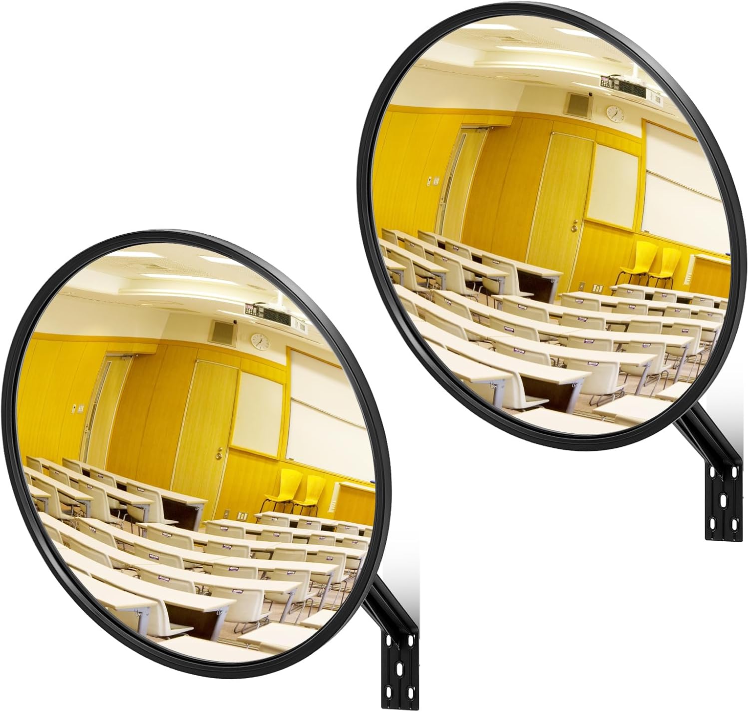 Maitys 2 Pcs Convex Mirror Safety Corner Mirrors 8 Inch