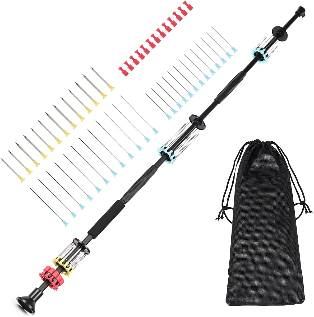 uolent Blowguns Pistola de dardos para caza, kit portátil de 24" 30" 36" 48" - Pistola de cerbatana .40 con juego de dardos, pistolas de dardos para adultos - Incluye bolsa de transporte que cabe en la mochila - Pistolas de cerbatana para cazar adultos