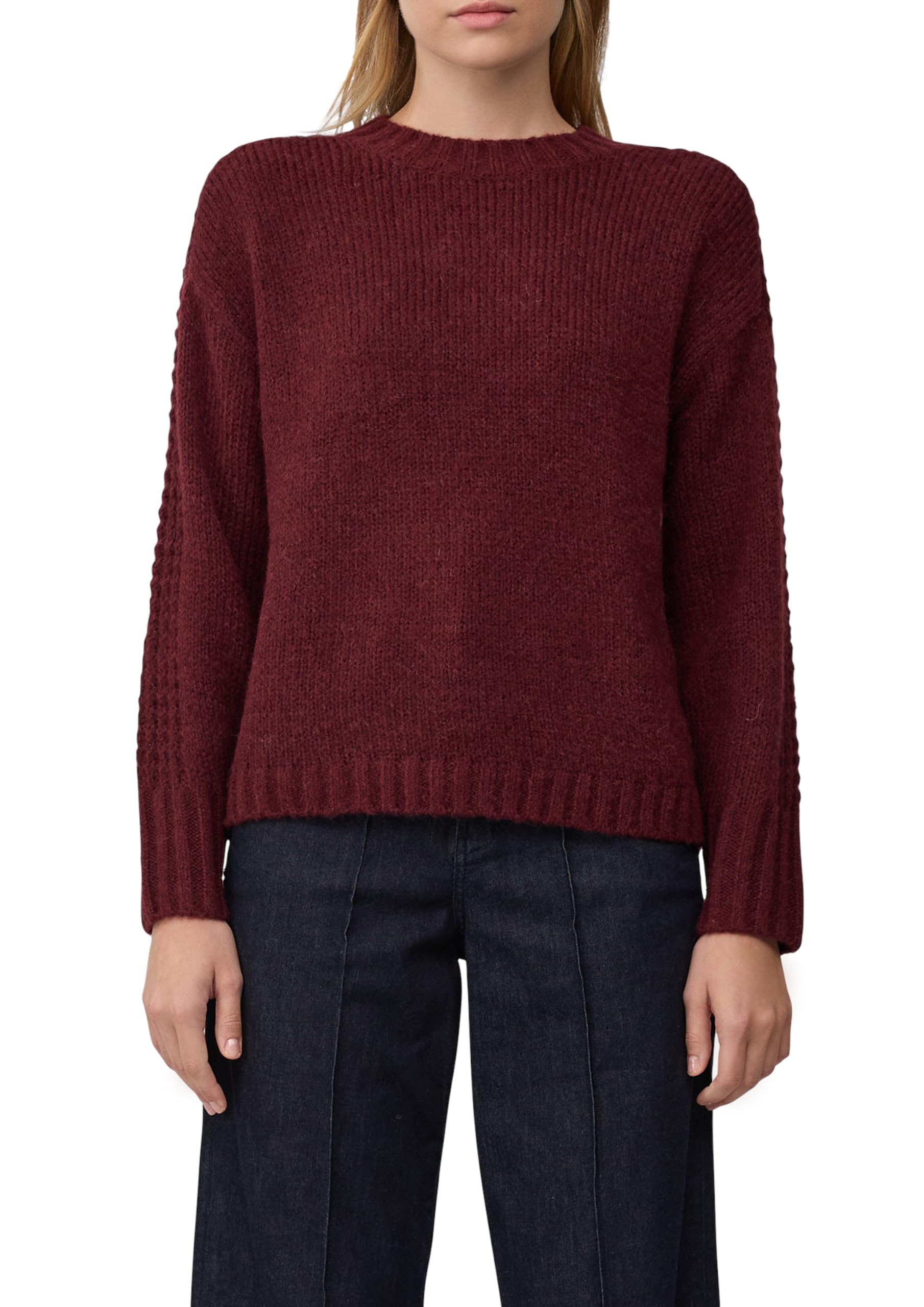 s.Oliver Strickpullover aus Alpakamix im Relaxed Fit