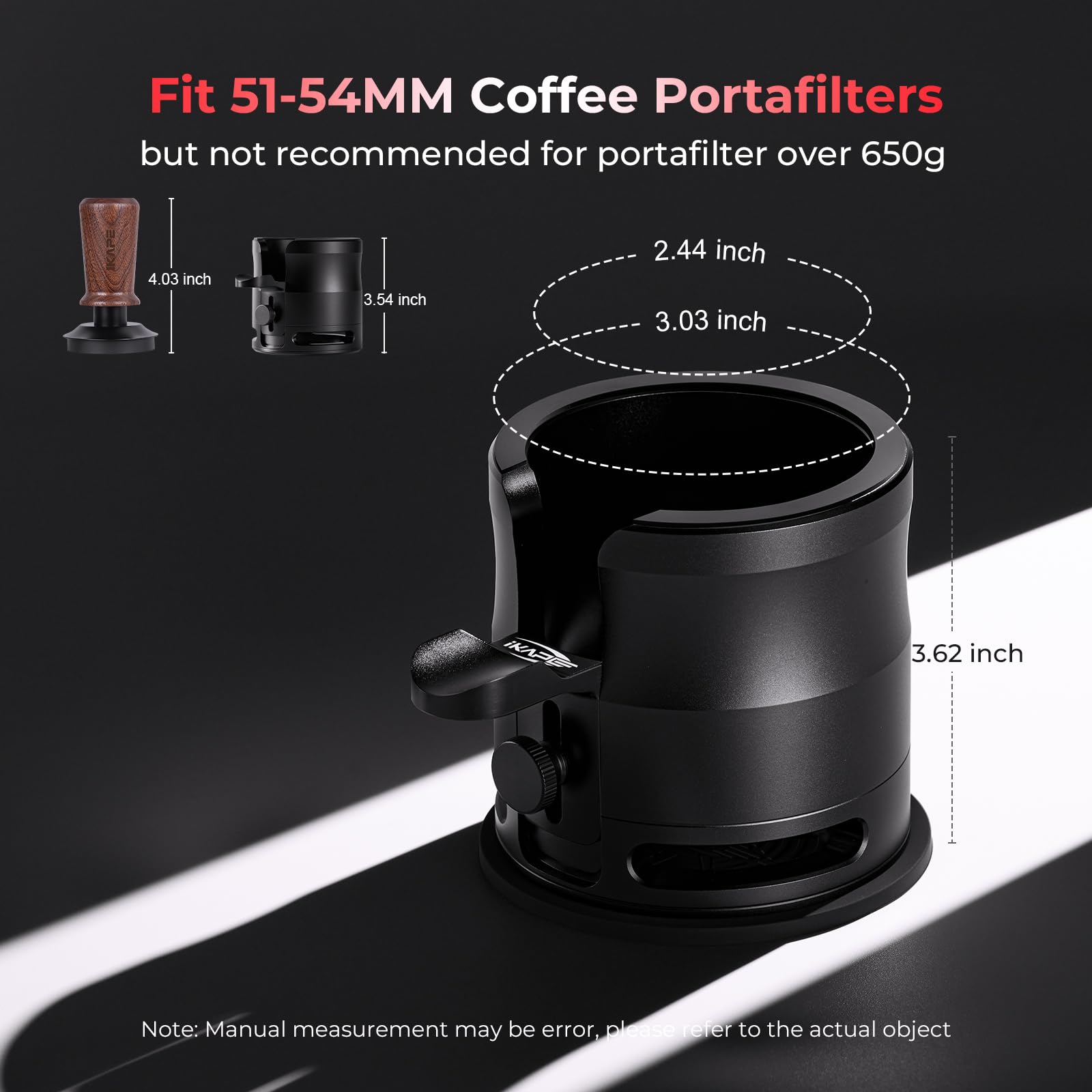 Amazon.com: IKAPE Newly Upgrade Espresso Tamper Portafilter Holder
