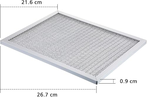 Miniatura 2 de Jovitec Paquete de 2 filtros de ventilación de aluminio para campana extractora compatibles con Broan Kenmore, F40000, 41000, 42000-K, Nutone