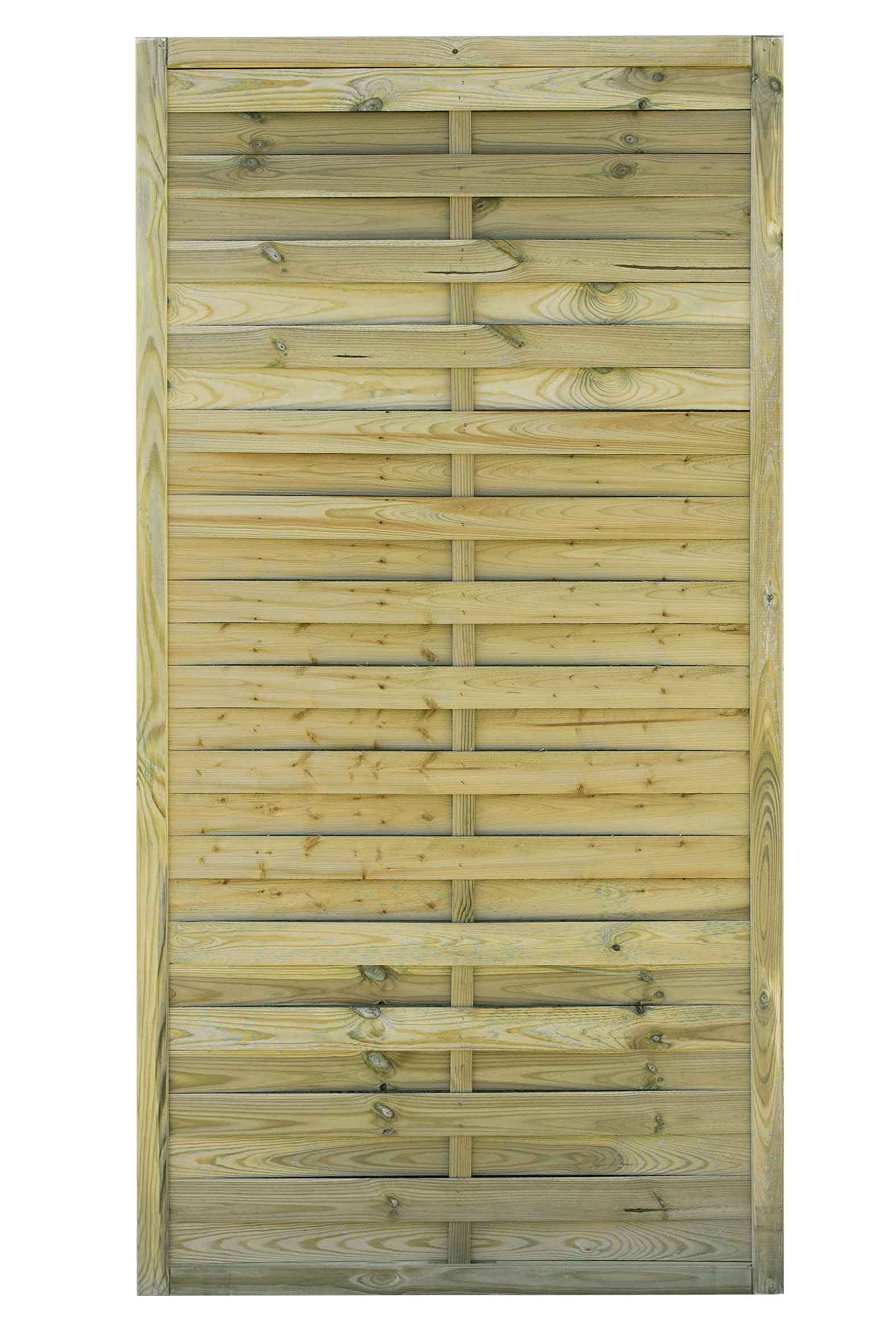 AVANTI TRENDSTORE - Larissa - 1x Recinto intrecciato in legno massiccio di pino, misura 90x180 cm