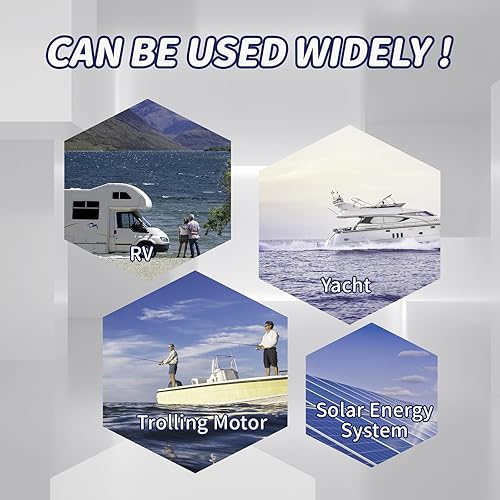 Miniatura 8 de Timeusb Batería LiFePO4, batería de litio de 12 V 140 Ah Group31 con corte de baja temperatura, BMS integrado de 100 A, energía máxima de 1792 Wh,