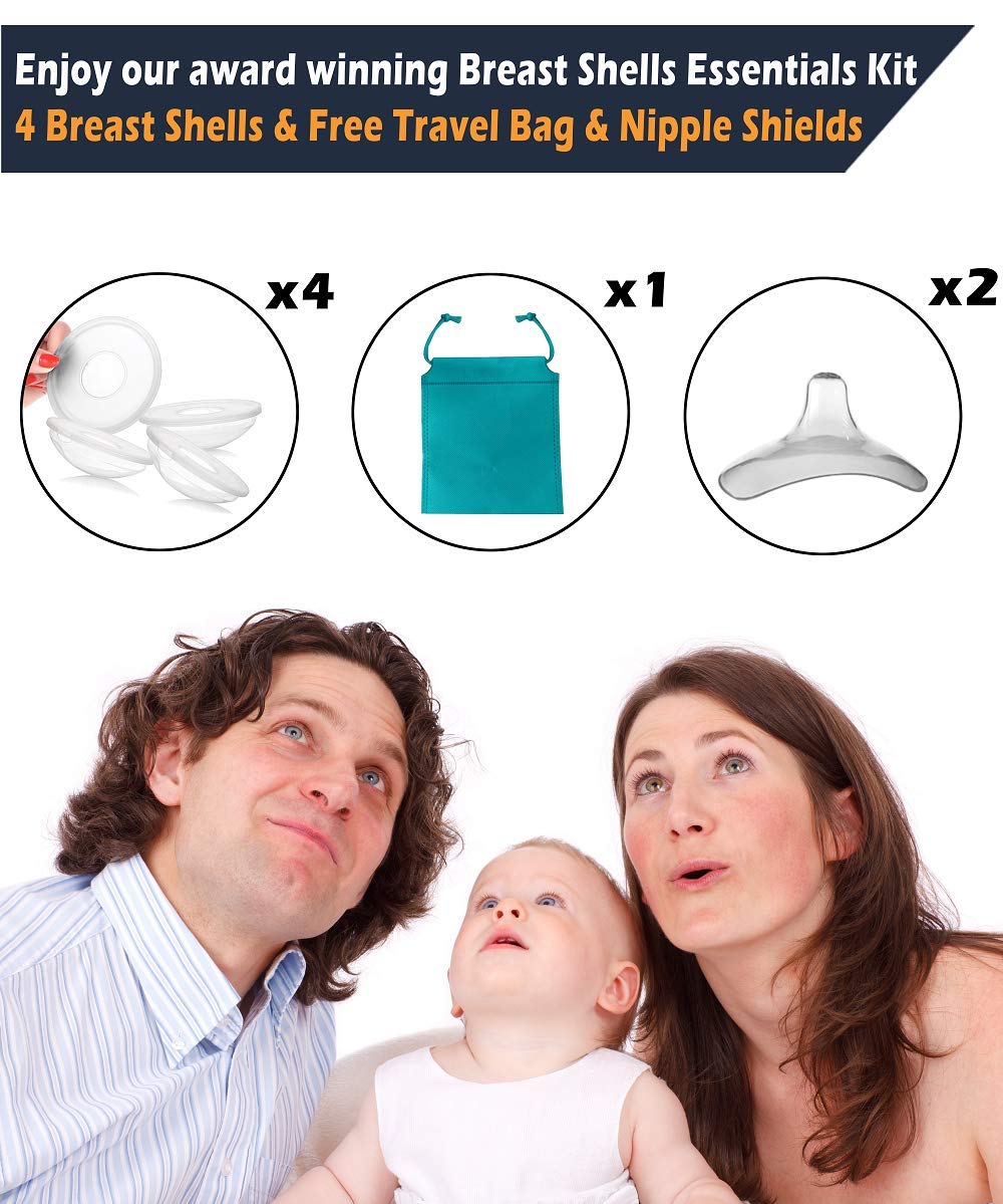 Boston Nipple Shield Breast Shells Milk Collector Nursing Cups Milk