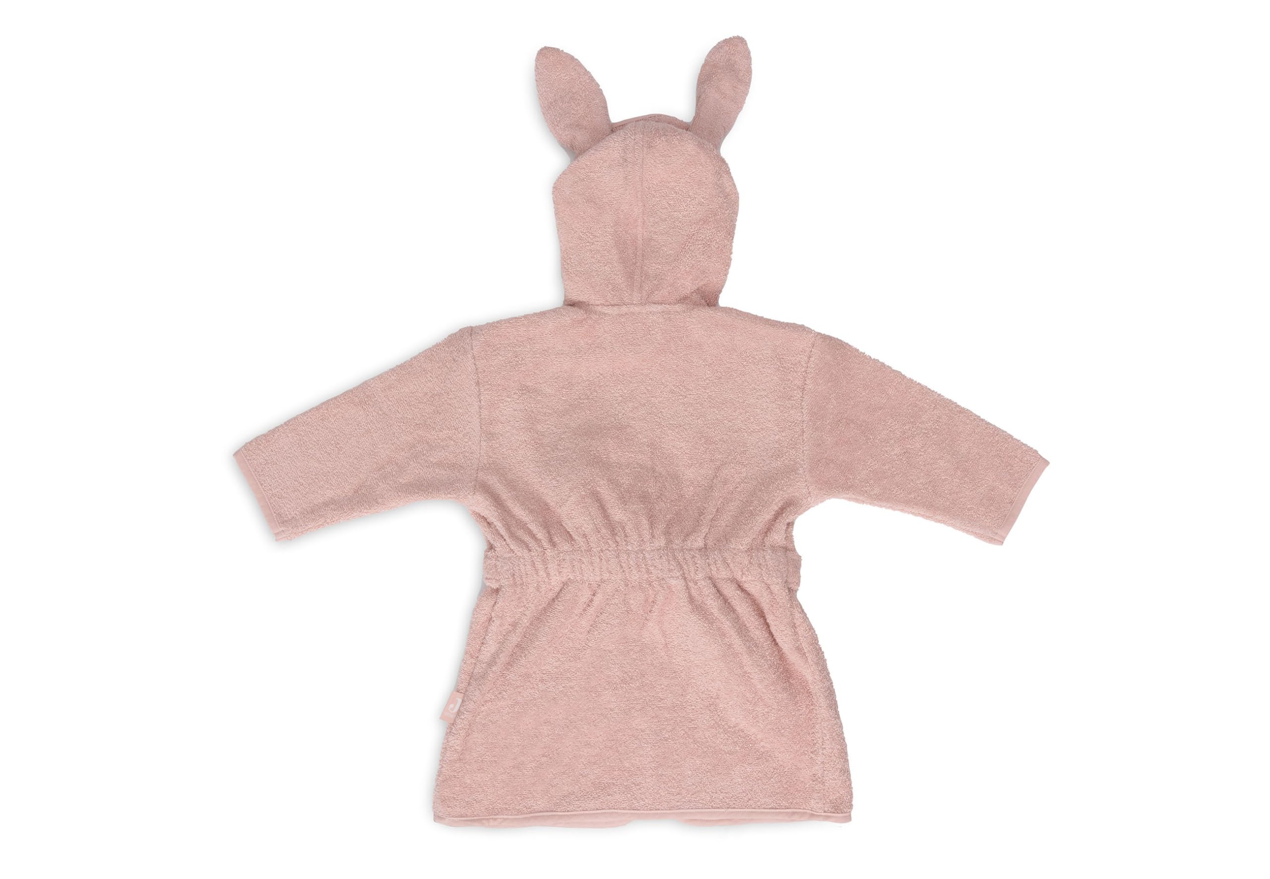 Jollein Unisex Baby Bademantel Kinder Frottee mit Kapuze mit Ohren Bademantel Kinder (1er Pack)