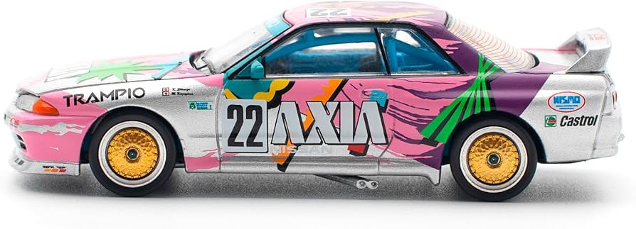 Amazon | POP RACE 1/64 NISSAN SKYLINE GT-R R32#22 AXIA GROUP A