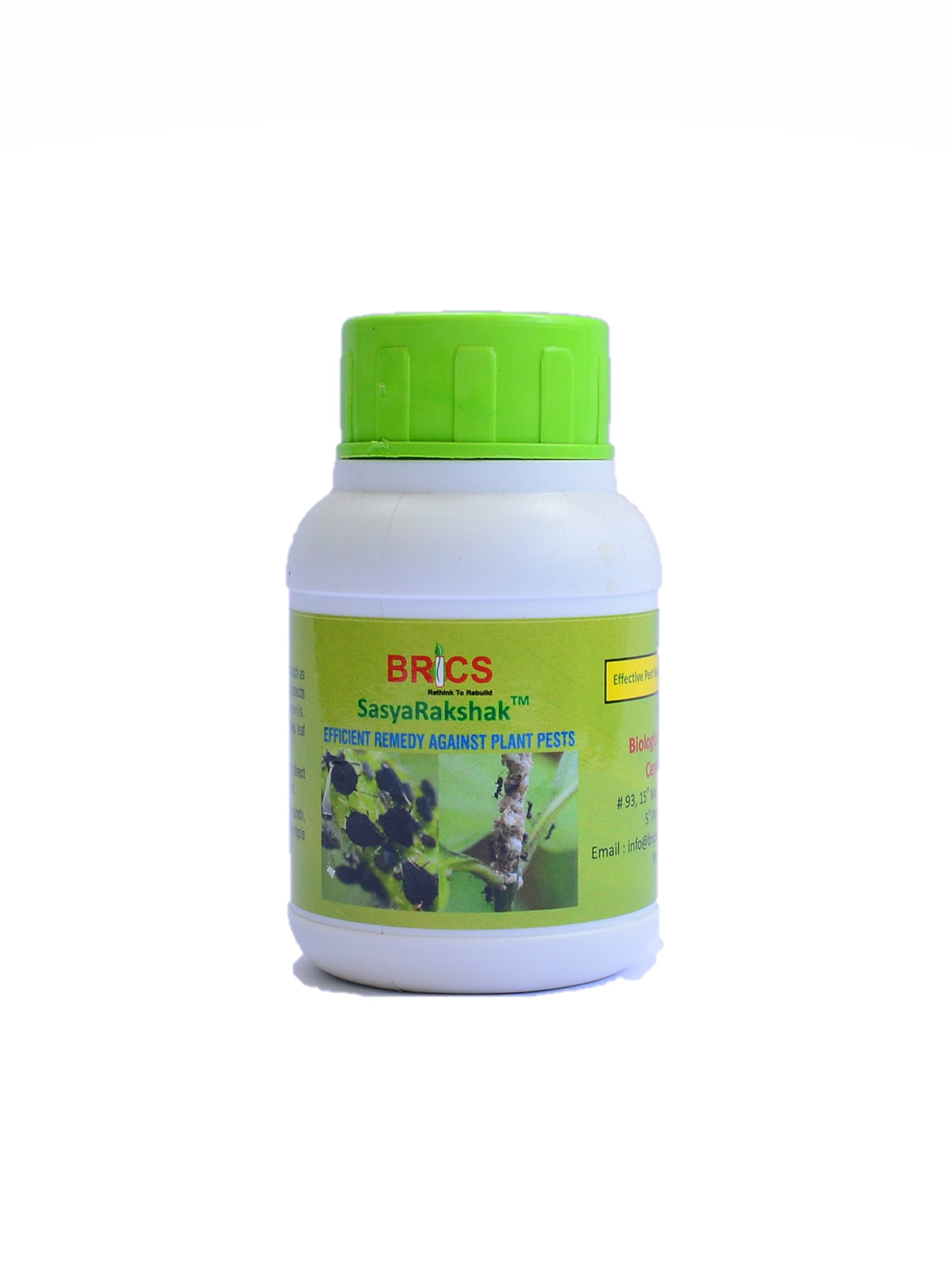 BRICS Sasya Rakshak 250ml Liquid Miticide | Herbal Home & Roof Gardening Manure | Efficient Remedy Aganist Plants Pest | Safe on Plants | Pack of 5 |