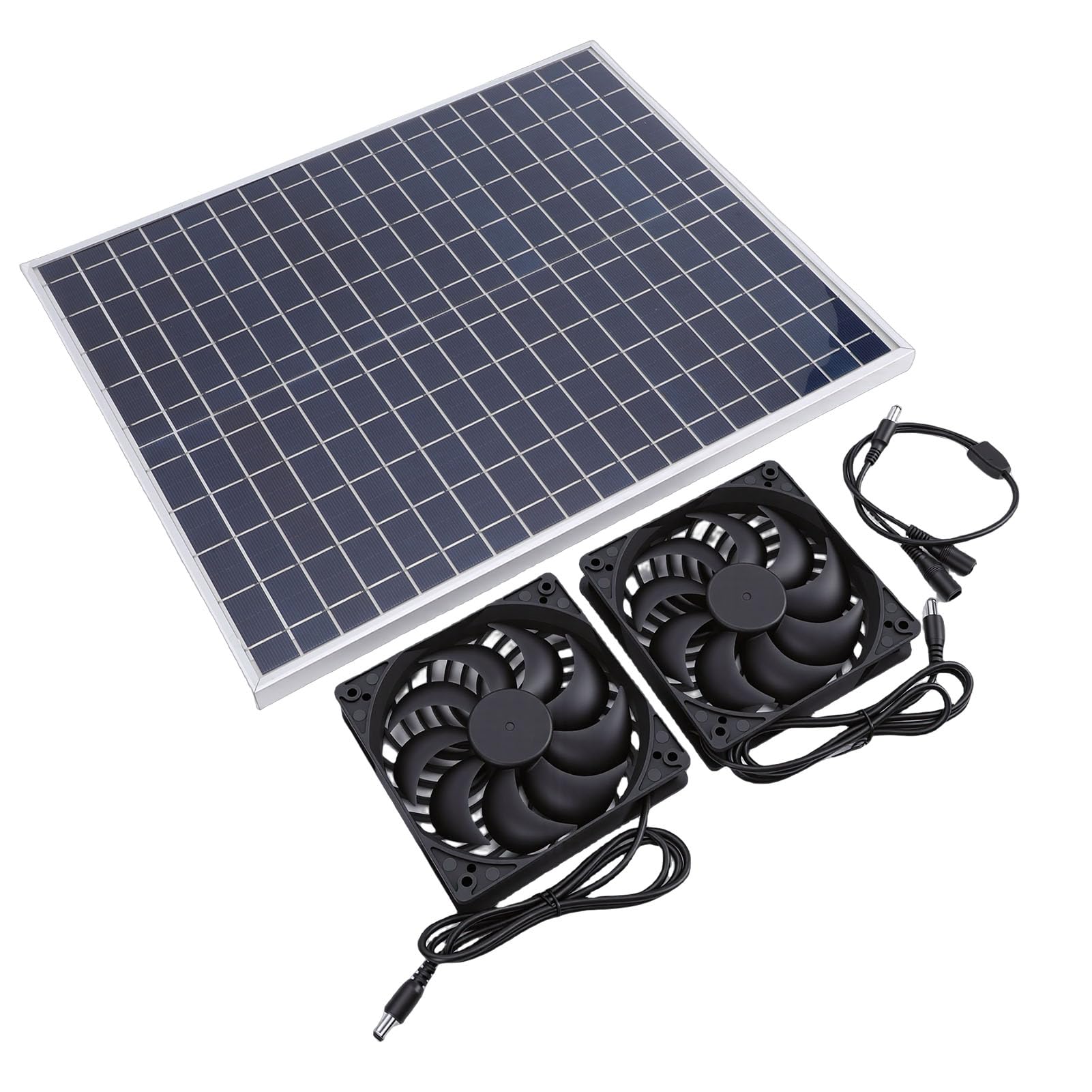 Wentylator Solarny, Wydajny Zestaw Wywiewny 22W, do Wentylacji