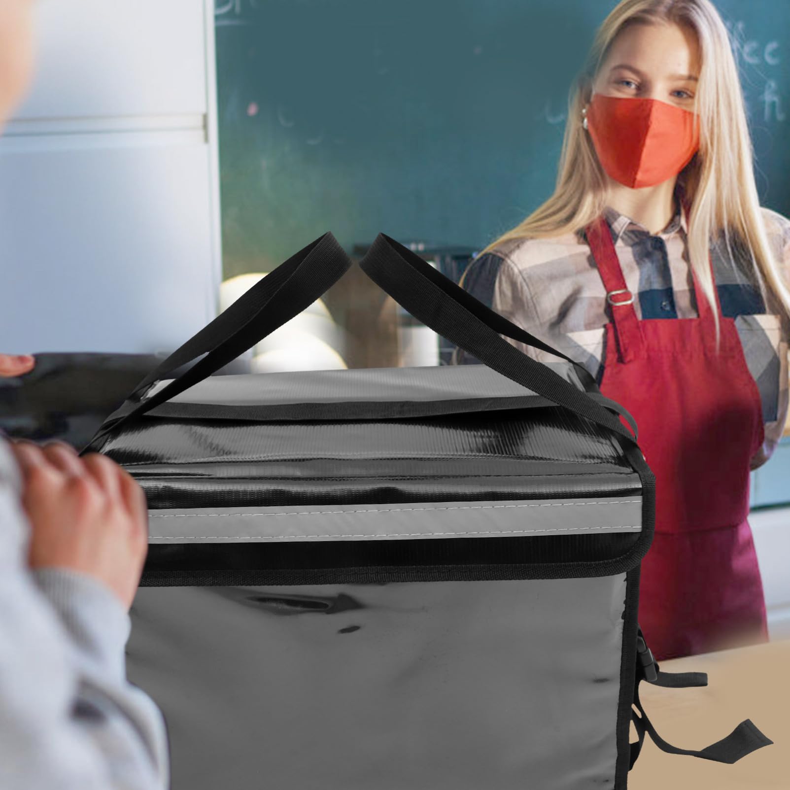 Cabilock Isolierter Speisenbehälter Take-Away-behälter Großes Fassungsvermögen Wiederverwendbar und Langlebig Hält Lebensmittel Mehrere Stunden Frisch Kühl oder Warm
