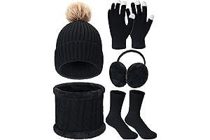Perfect Winter Protection Kit: Earmuff and Glove Set