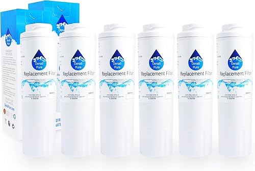 Paquete de 6 filtros de agua de repuesto para refrigerador MFI2665XEM2, compatible con cartucho de filtro de agua Maytag UKF8001