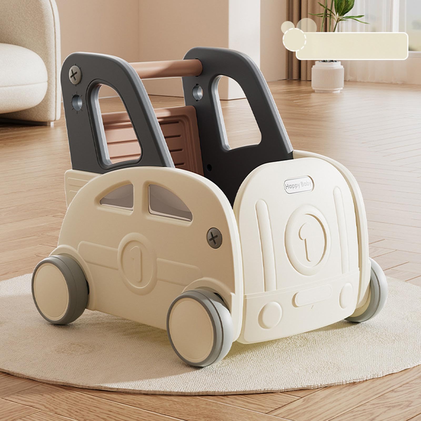 Girelli per Imparare a Sedersi E Stare in Piedi, con Poggiagambe per Bambini Dai 6 Ai 12 Mesi, Passeggino, Girelli, Giallo, Taglia unica
