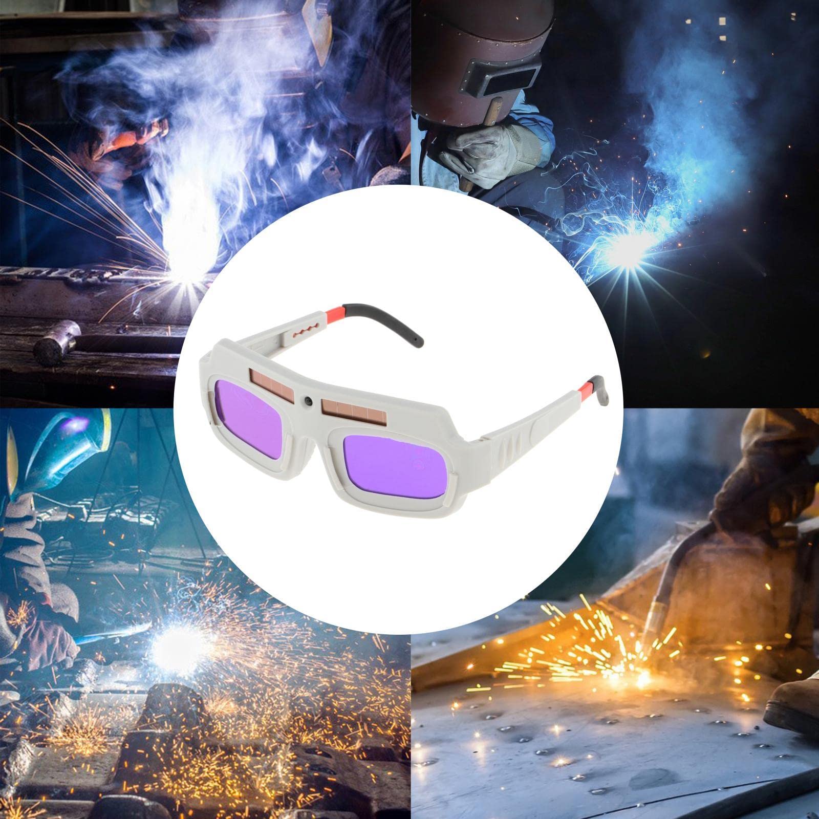 Solarne okulary spawalnicze automatyczne pogłębianie do fabryk górniczych szlifowanie głęboka zieleń 160 x 100 x 80 mm