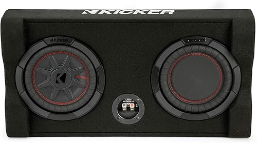 Miniatura 2 de KICKER 48TRTP82 TRTP - Subwoofer delgado de 8 pulgadas y carcasa de radiador pasivo, 2 ohmios