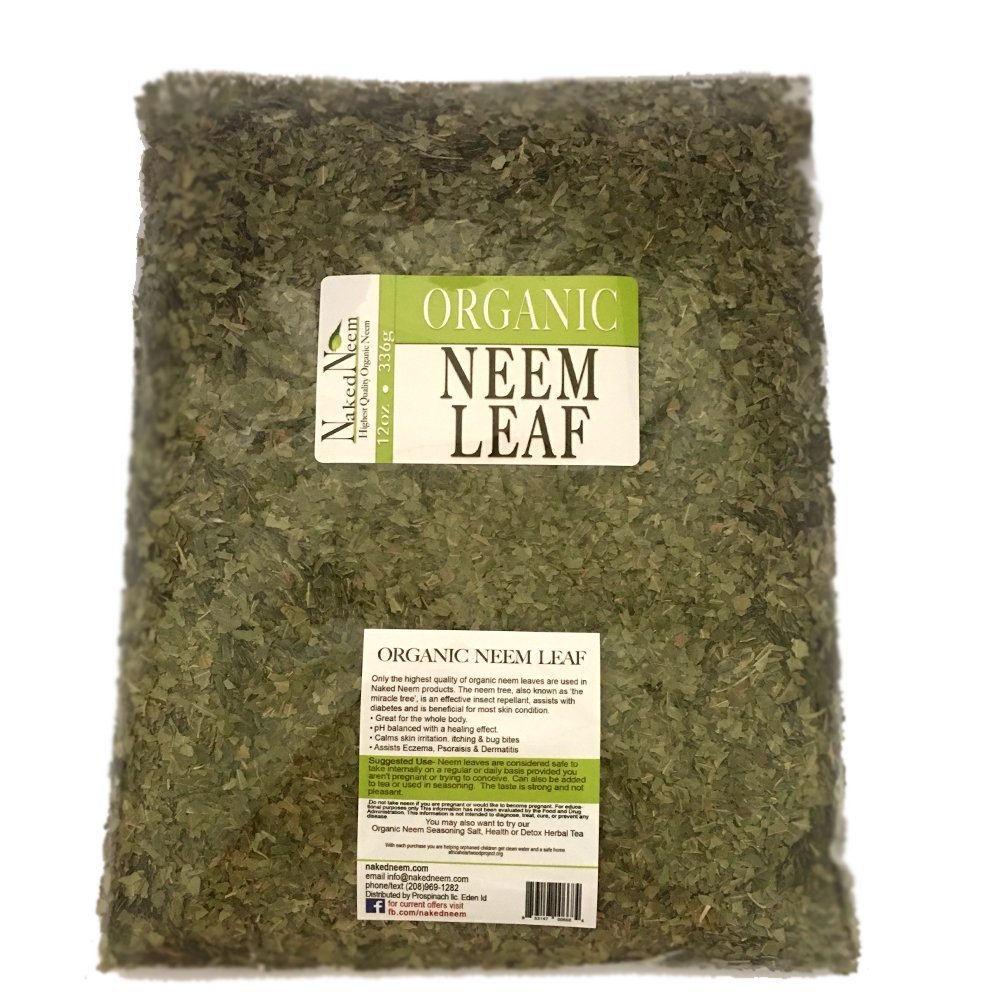 100% Pure Neem Leaf - Powder or Flakes - 100% Pure - Shade dried (Leaf Flakes) 1 Pound