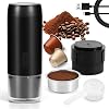 ZONJIE Portable Coffee Maker - USB Rechargeable Travel Espresso Coffee Maker Compatible with Ground Coffee & Capsule, 20 Bar Mini Portable Espresso Machine for Camping, RV, Hiking, Home, Office