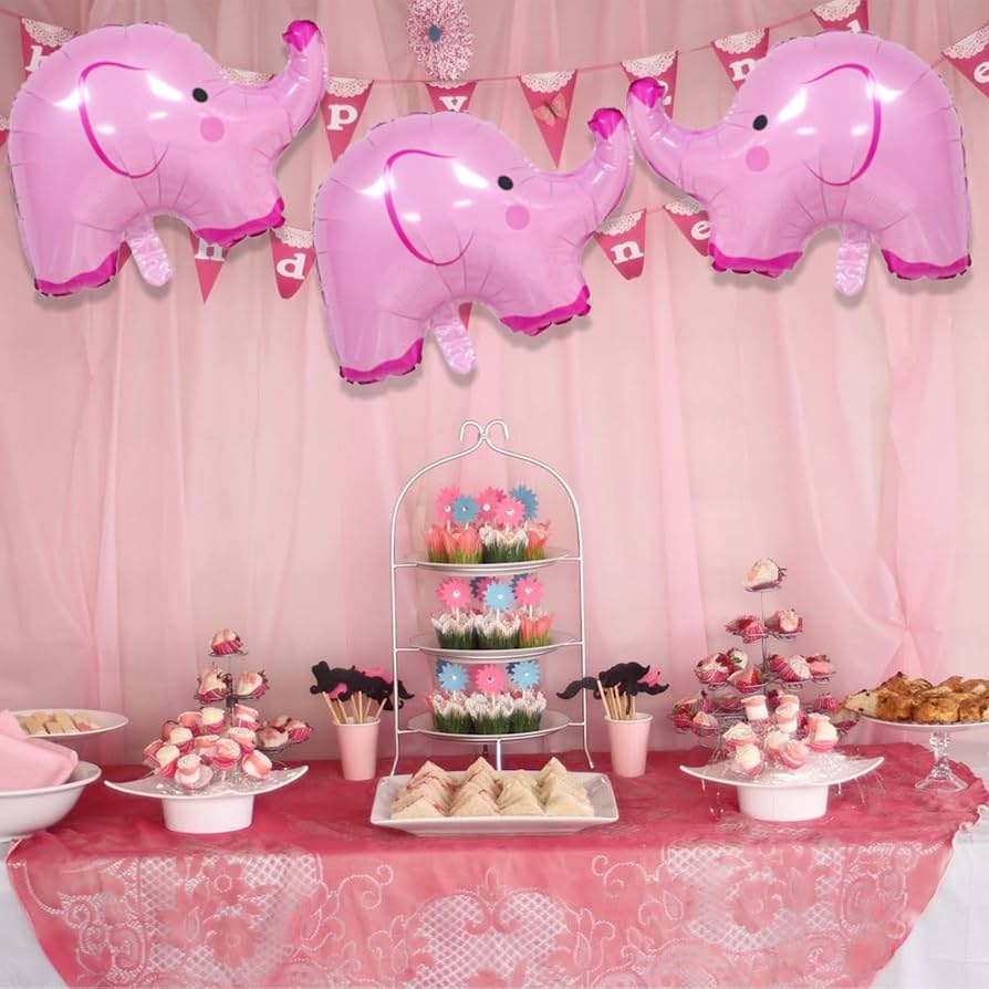 風船と象 Amazon | Y-KINZ 豪華40点 かわいいゾウさん 誕生日 バルーン