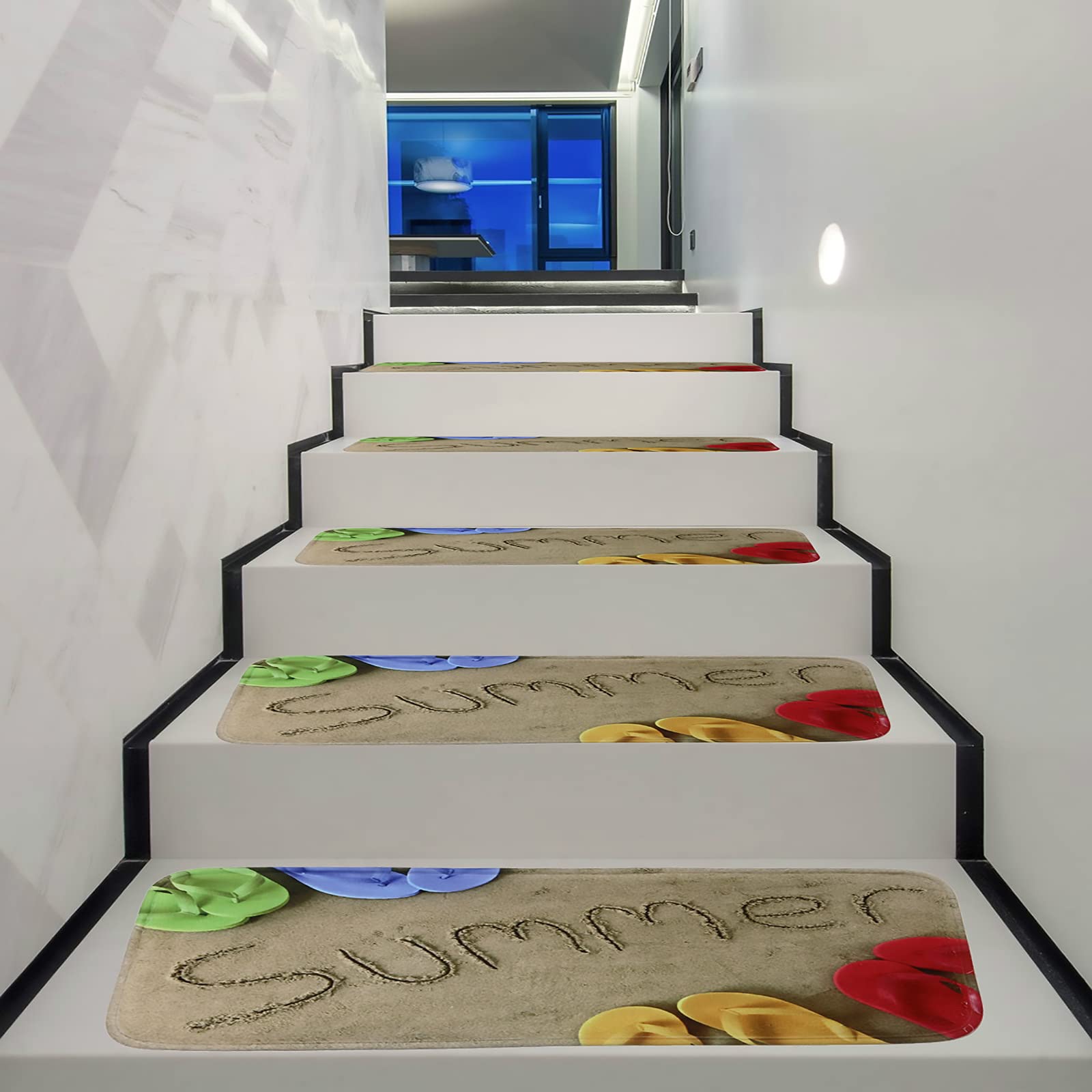Alfombra Peldaños De Escalera Antideslizante Alfombra De Escalera Alfombrilla De Escalera Alfombrilla De Piso Cubierta De Protección Escalera De Paso Corredores De Escalera De Interior para