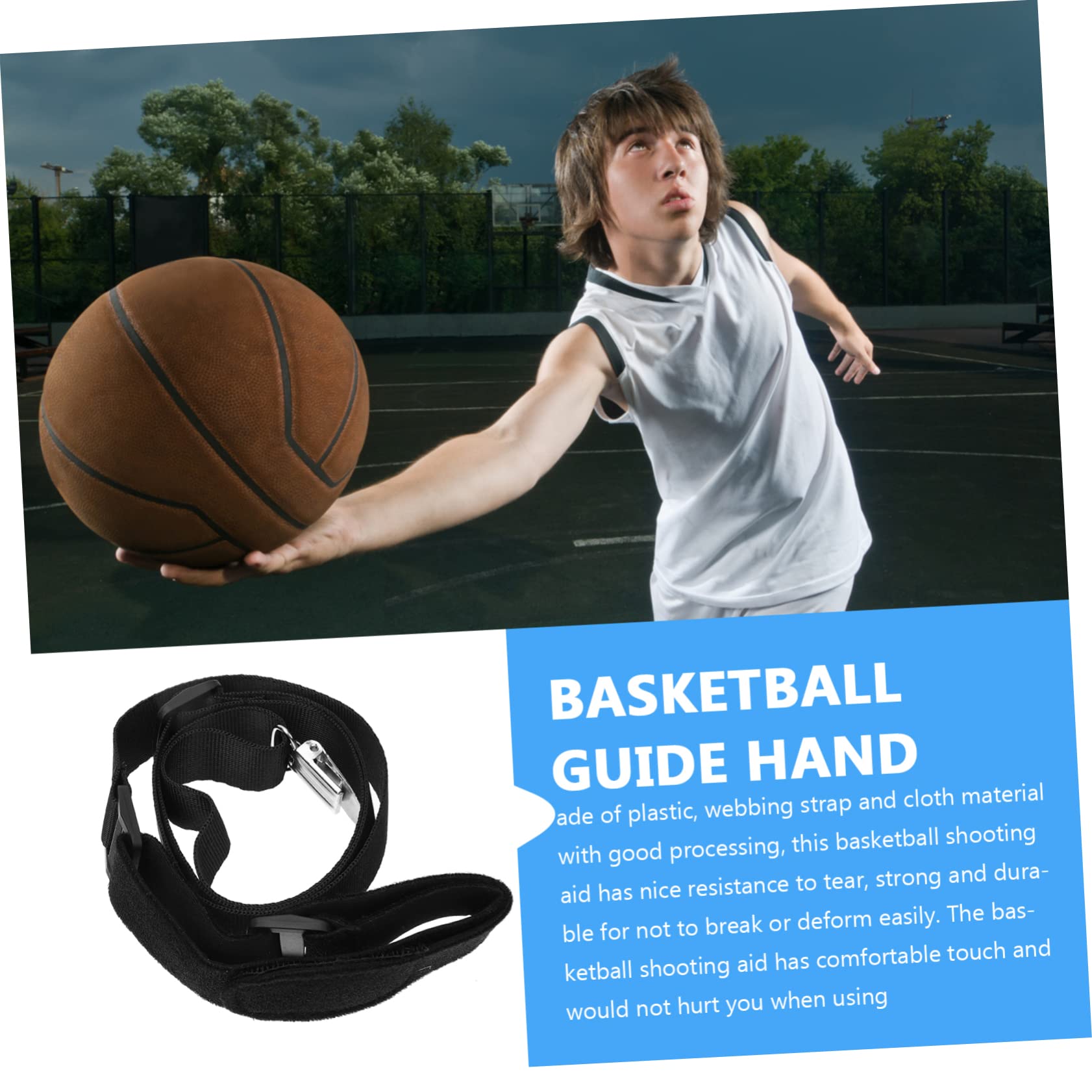 Ball Guide pour Main De Guide De Basket-Ball Accessoire Entraînement De Basket-Ball Sangle pour Entraînement De Basket-Ball
