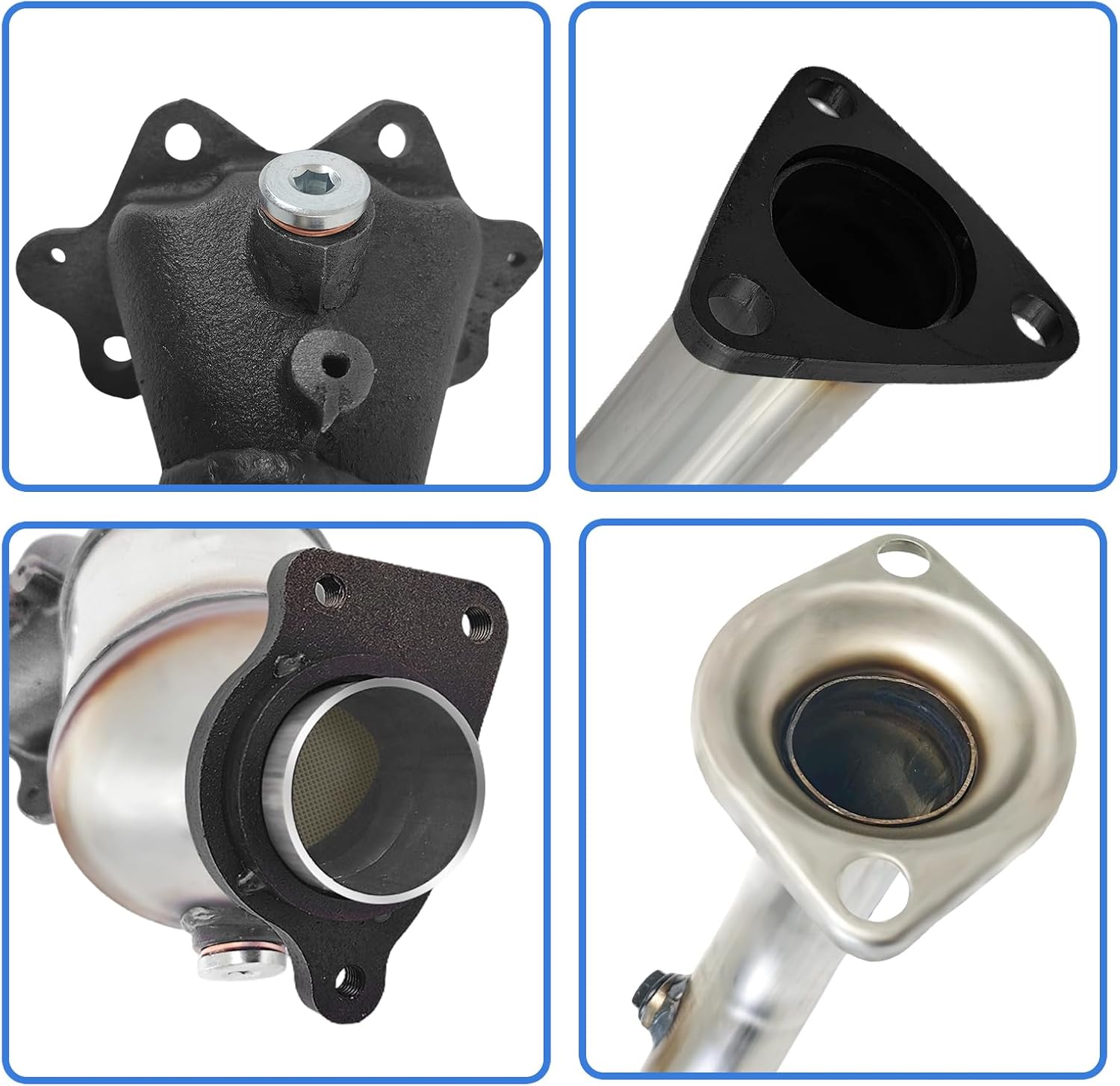 Catalytic Converter Compatible with 2006 2007 2008 2009 2010 Honda Civic Hybrid 1.3L L4 Catalytic Convertor, Front & Rear High Performance (EPA Compliant)