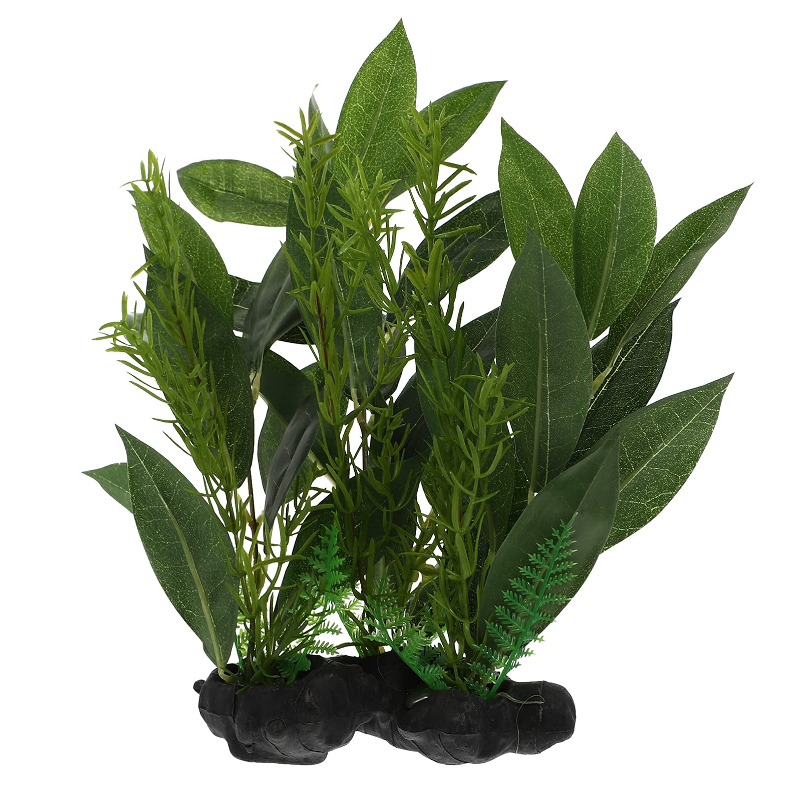 Decoración del acuario Paquete de 2 plantas artificiales for acuario, plantas acuáticas artificiales, peces, escondite, cueva, plantas de acuario, decoraciones, plantas acuáticas de plástico ( Color :