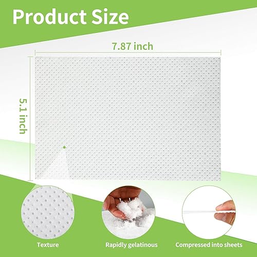 Miniatura 2 de Almohadillas absorbentes para inodoros, almohadillas absorbentes de inodoro portátiles, almohadillas absorbentes elevadoras para asiento de inodoro,