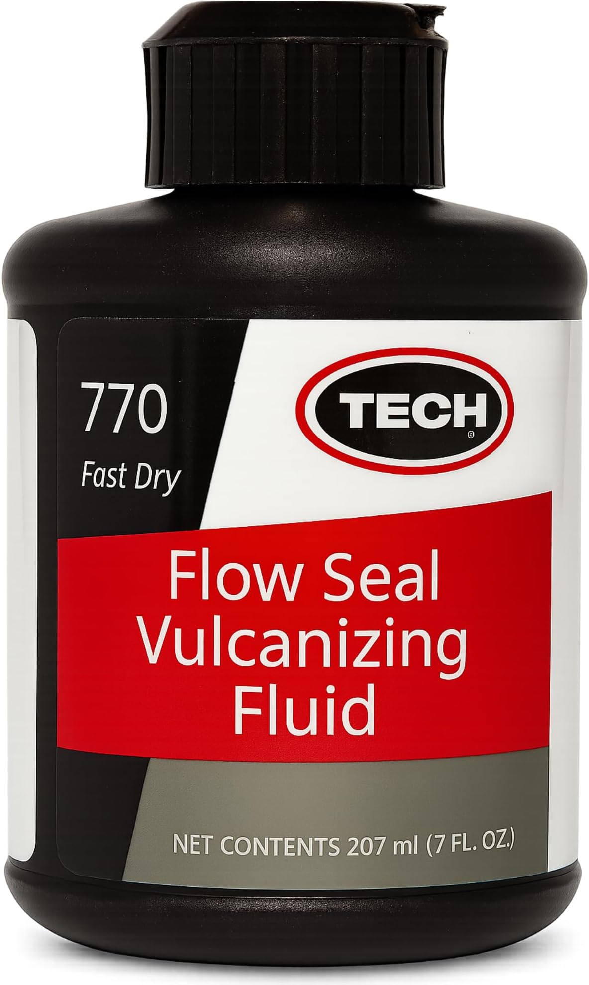 - TECH Flow-Seal Vulcanizing Fluid - Permanently Bonds TECH Permacure and Flow-Seal Insert Repairs to Tires for a Permanent Bond, 7 oz.