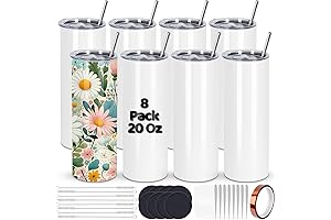 20oz Sublimation Tumbler Blank - 8 Pack