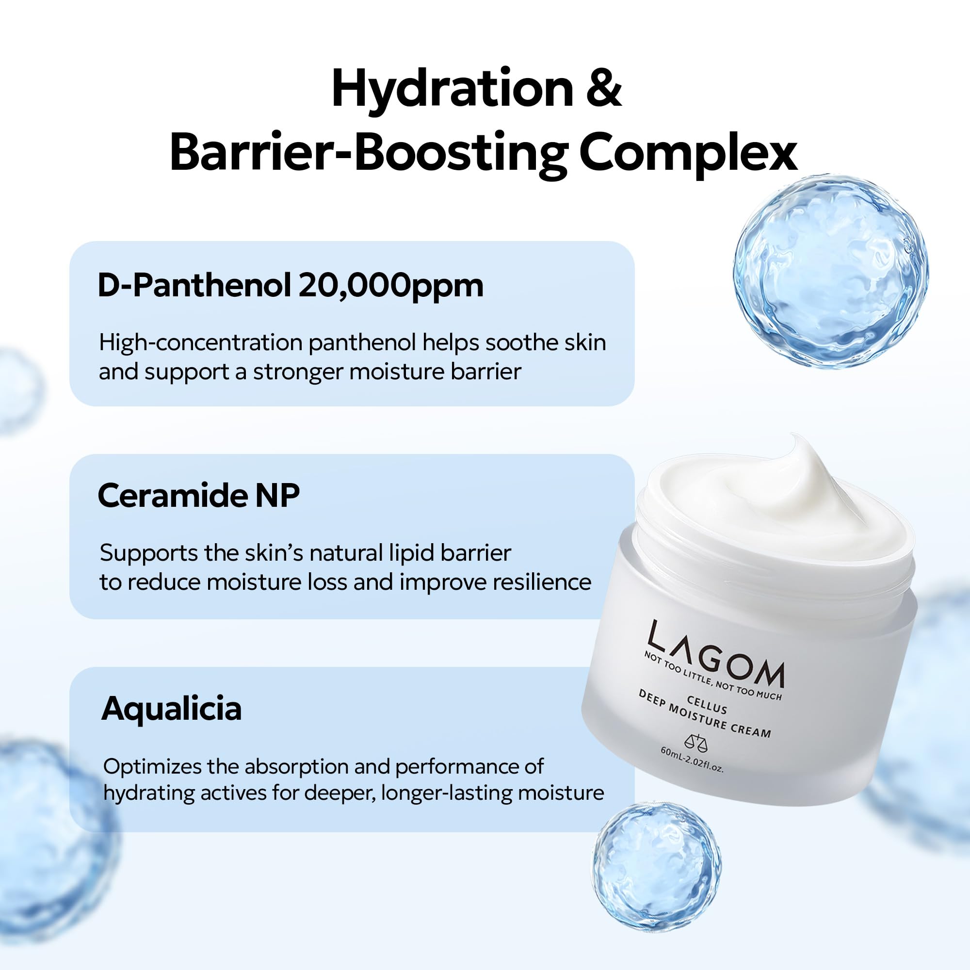 Lagom Cellus Deep Moisture Cream 60ml Yoğun Nemlendirici Krem