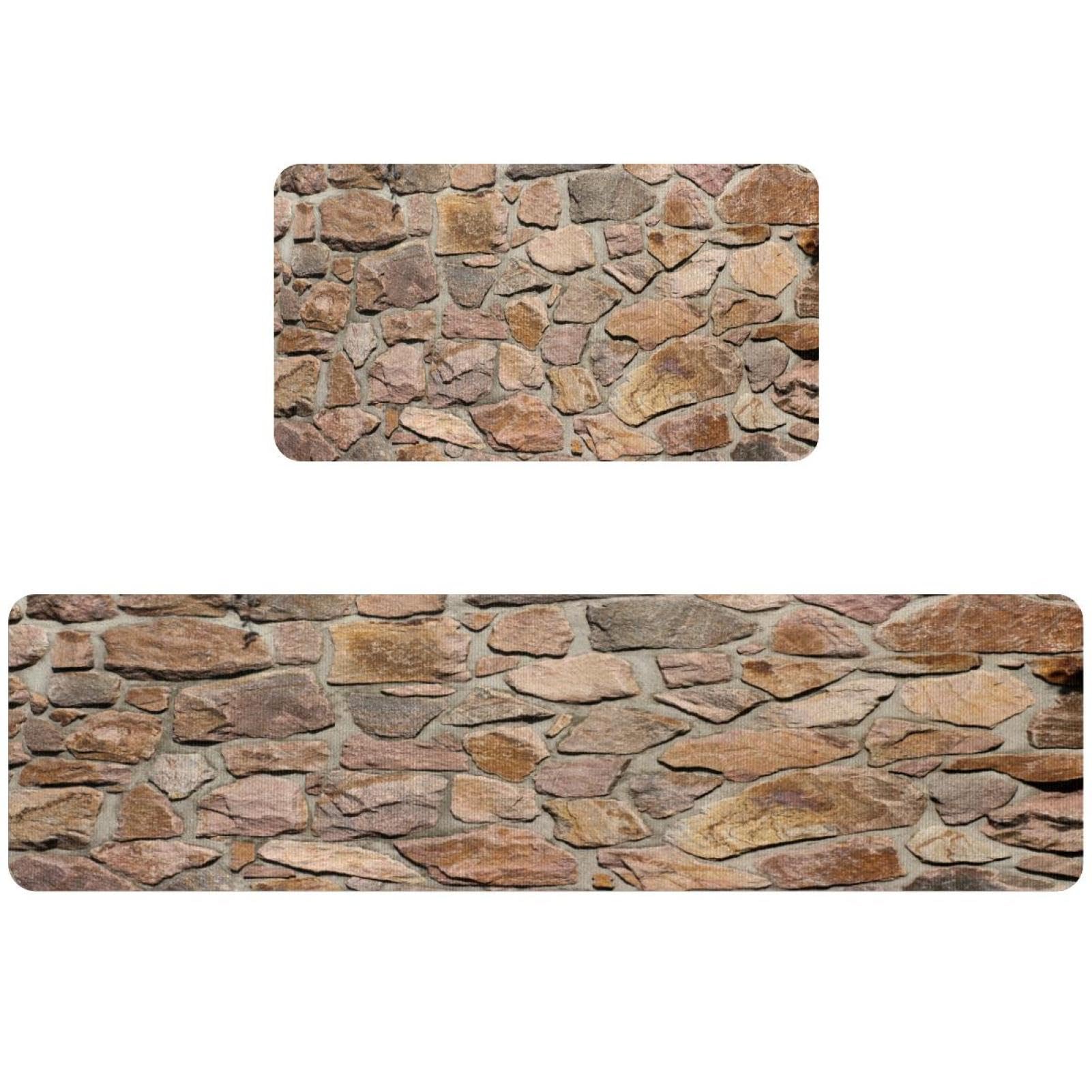 Tapete de cocina de 2 piezas lavable tapete absorbente y antideslizante
