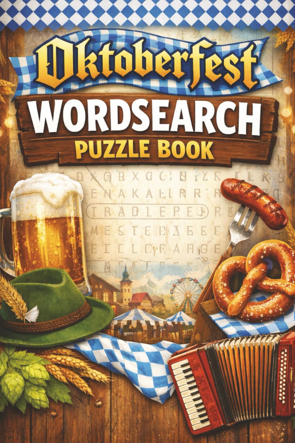Oktoberfest Word Search Puzzle Book: Fun & Relaxing Oktoberfest-Themed Word Search Puzzles for Adults & Seniors