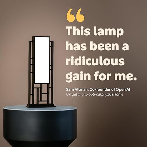 Miniatura 7 de Circadian Optics Lámpara de escritorio Lattis Bright Light Therapy  Como se ve en Shark Tank  Brillo ultra potente de 10,000 LUX  Color 5500K imita