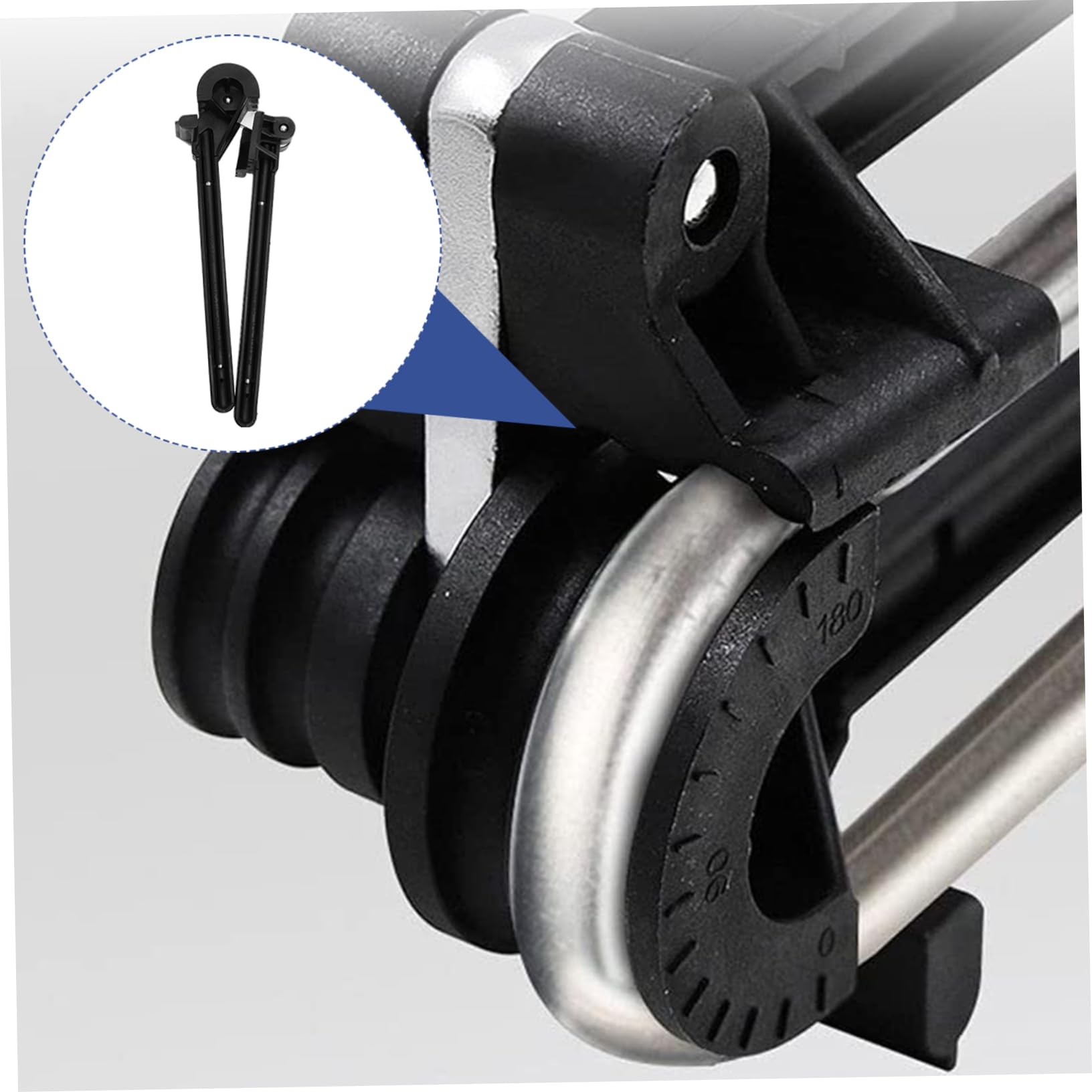 SHINEOFI 1pezzi Piegatubi Manuale per Tubi in Rame e Alluminio Strumento Gradi per Piegare Tubi Gomito Scala Graduata da Gradi Impugnatura Antiscivolo