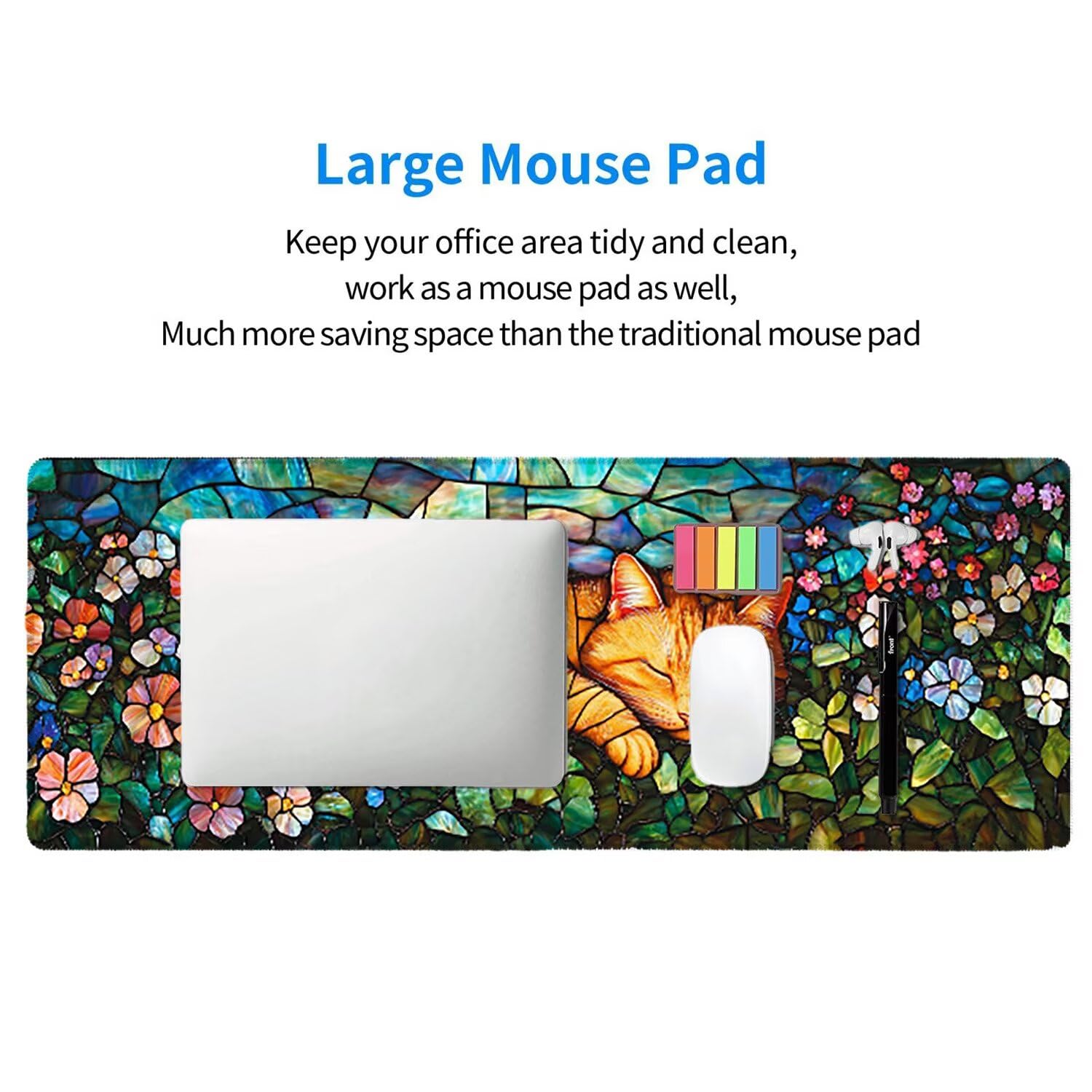 Podkładka pod mysz do gier, 1200 x 400 mm XXL Podkładka pod mysz do gier, duża, antypoślizgowa, wodoodporna, iExtended Long Keyboard Mouse Pad, akcesoria biurowe, do gier, komputera, komputera