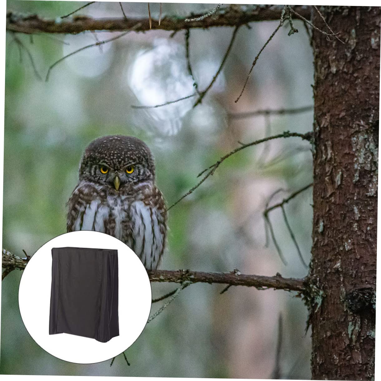 ERINGOGO 1stück wasserdichte Vogelkäfig-Abdeckung Schutzüberzug Für Wellensittichkäfige Atmungsaktiv Für Optimale Luftzirkulation Schwarz
