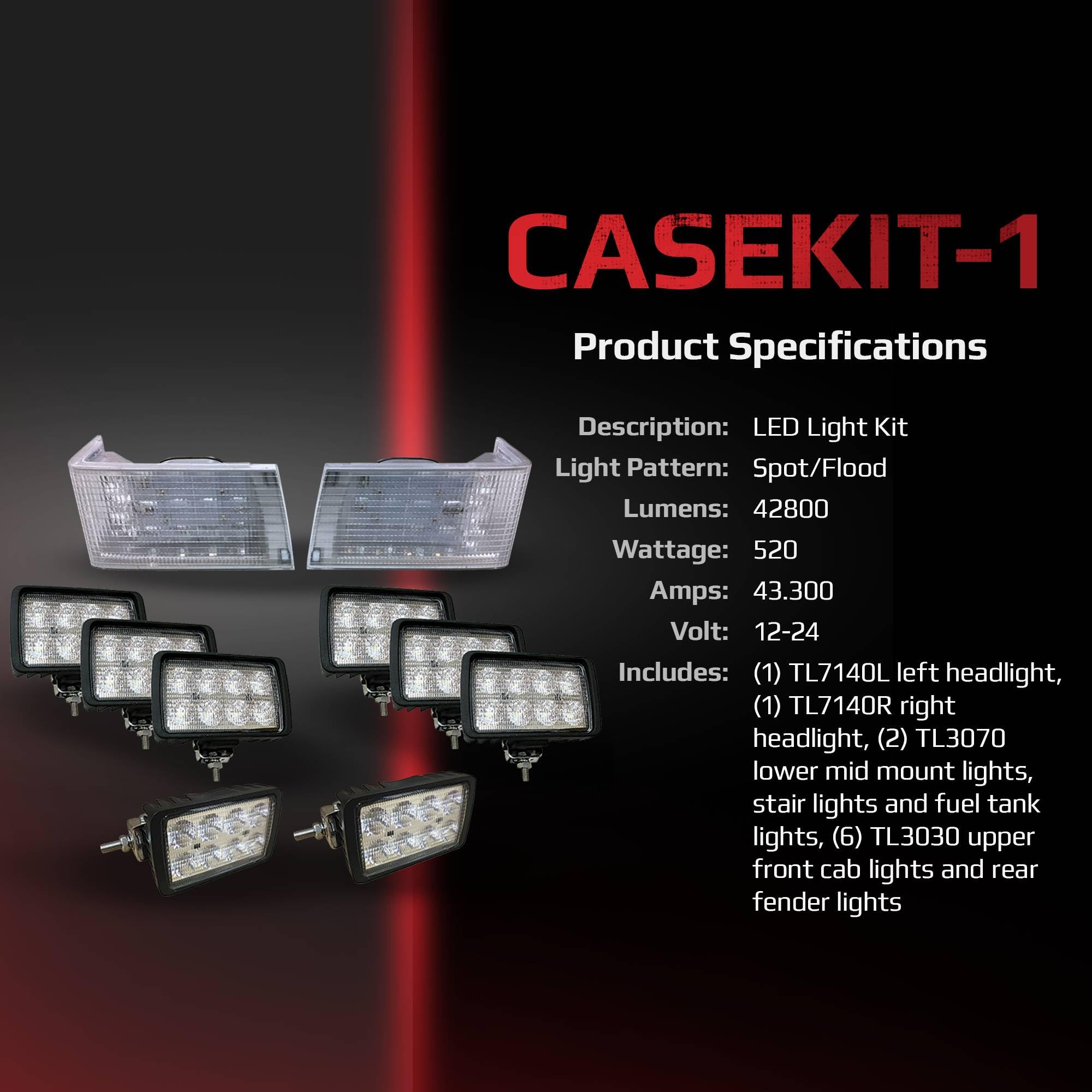 Amazon.com: TIGERLIGHTS CaseKit-1 12V Complete LED Light Kit