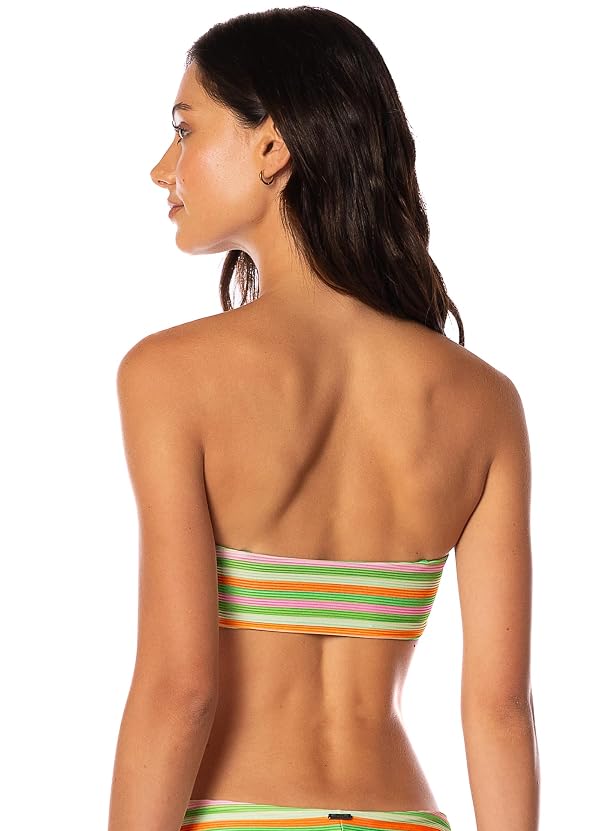 Maaji 2835 Strapless Bandeau Women Top Swimwear Green by Maaji - Image 5