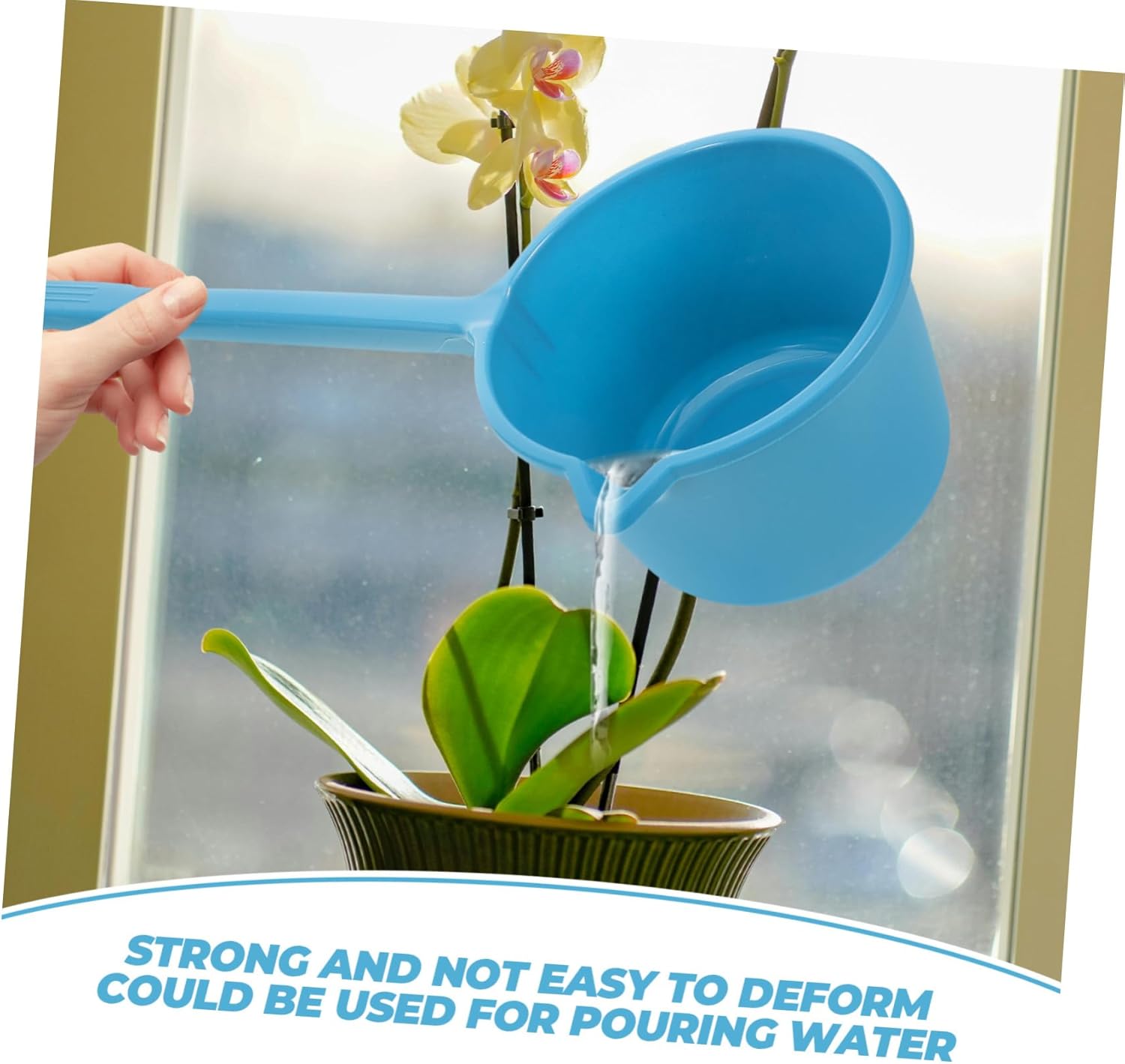 3pcs Water Ladle Handle Kitchen Water Scoop for Bathing Gardening and Kitchen Use Made of Material Multipurpose and Reusable Includes and Colors