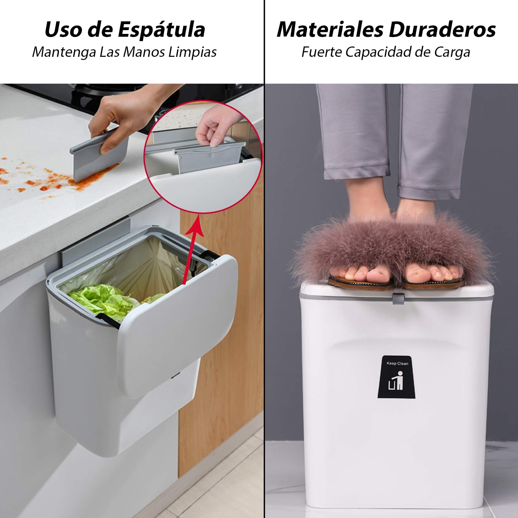 Cubos De Basura De Reciclaje Cubo Basura Organica Pequeu00f1o