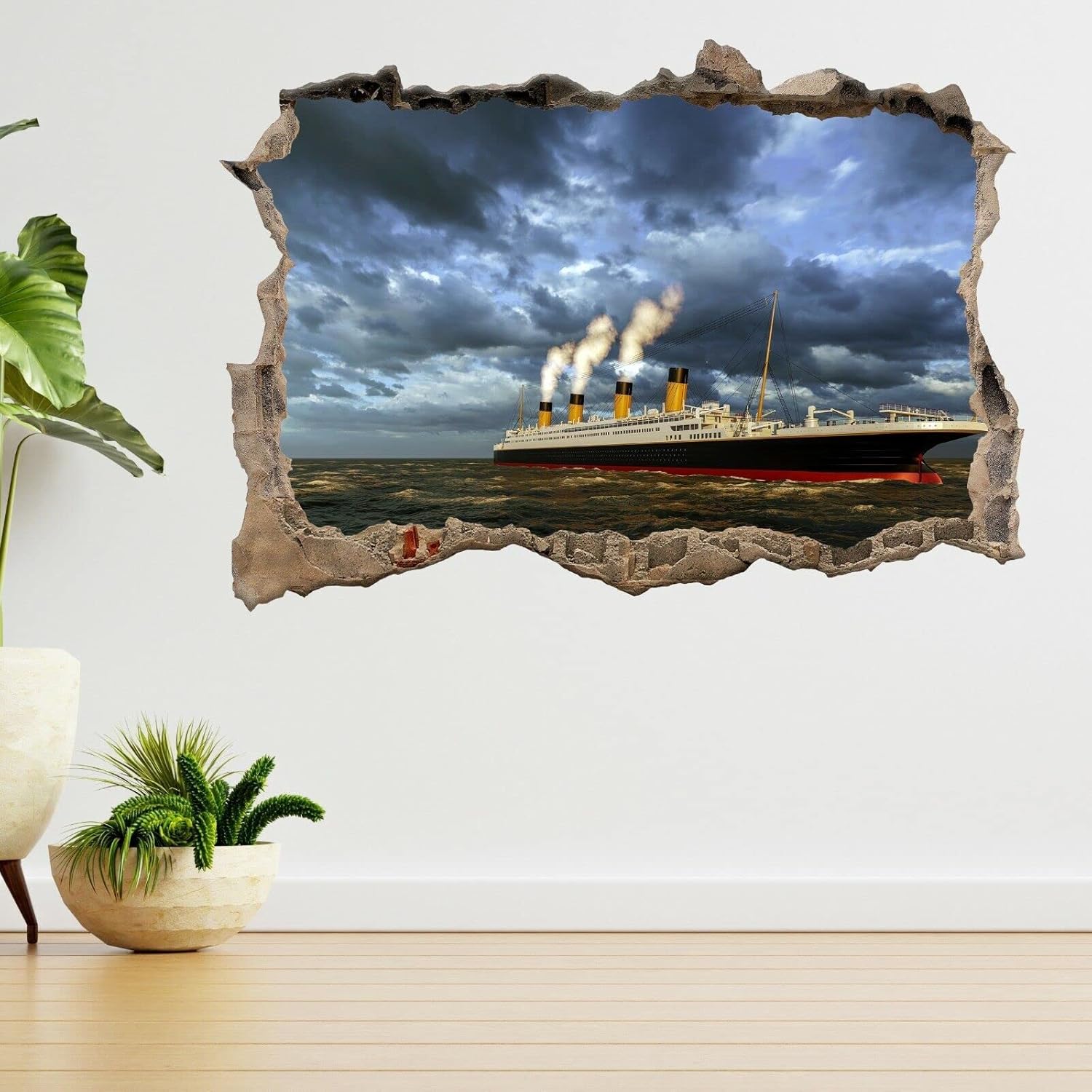 Wall Stickers Poster Titanic Ship Computer 3D Render
