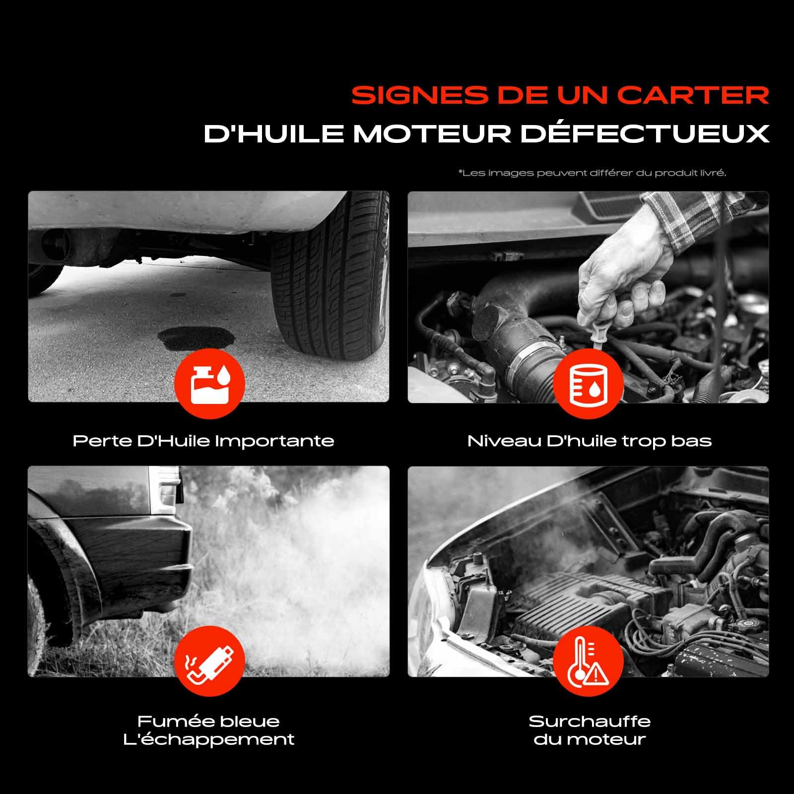 Frankberg Carter d'huile 06K103600D | Compatible avec: Golf VII 5G1 BQ1 BE1 BE2, Golf VII 5G1 BE1, A3 Sportback 8VA, T.o.u.r.a.n 5T1, A3 8V1 8VK