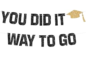 KatchOn, Glitter You Did It Banner for 4th Grade Graduation