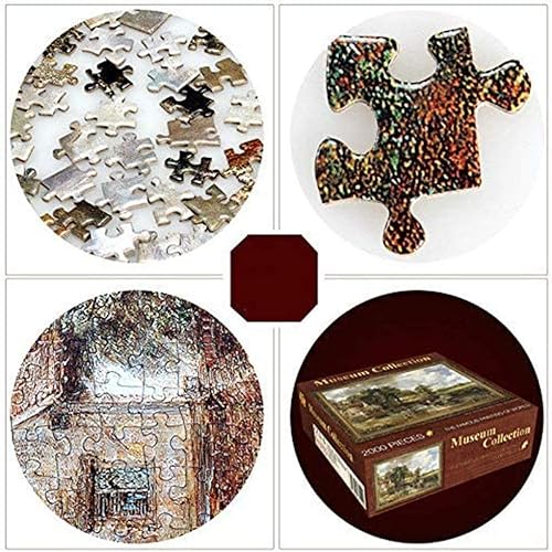 Miniatura 5 de Rompecabezas grande de 2000 piezas, obra de arte para adultos y adolescentes, Mona Lisa (39.4 x 27.6 pulgadas)