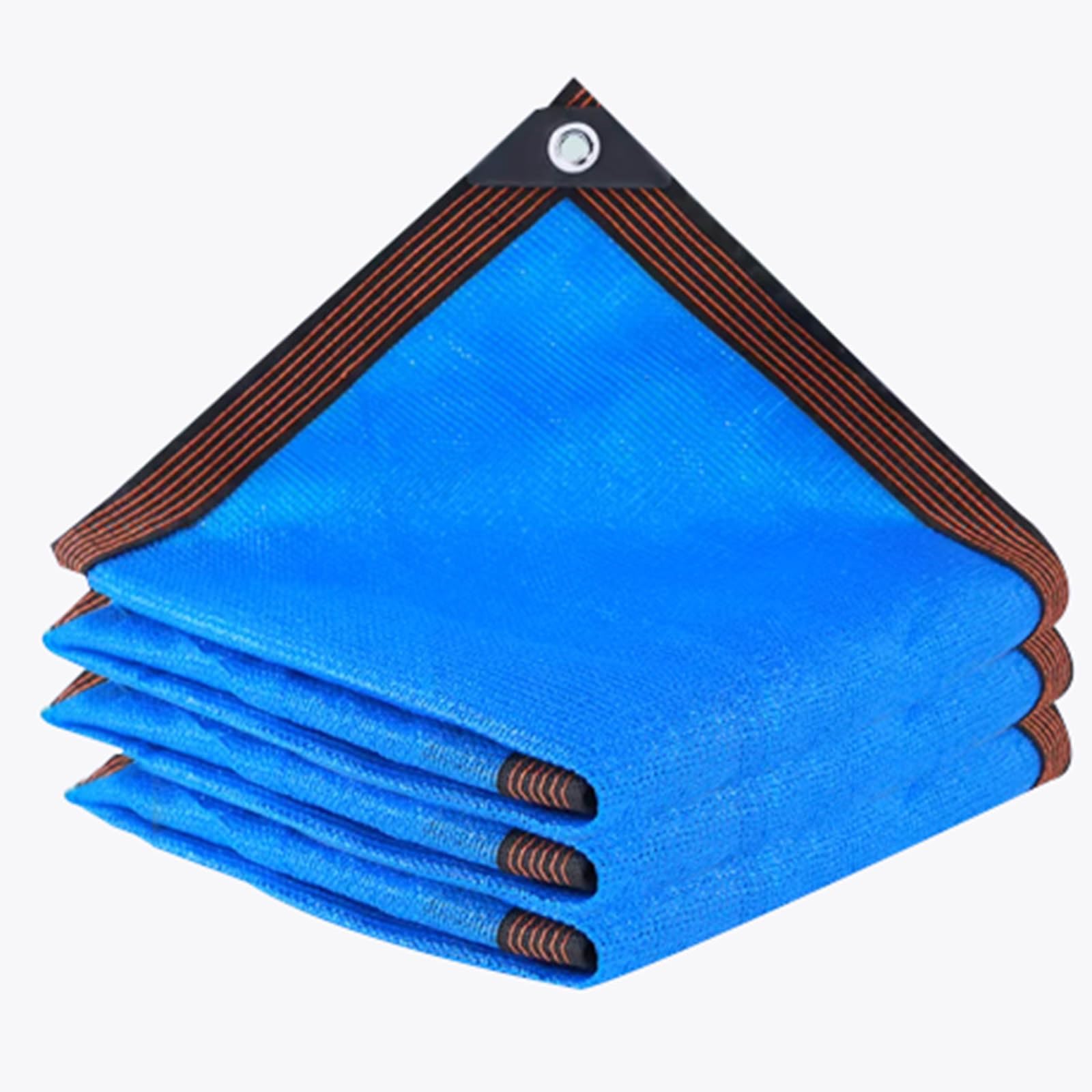 Tela azul Sune con 80 % de protección UV, malla resistente al desgarro para patios traseros de Dec Peras, perreras y campamentos (4 x 4 m)
