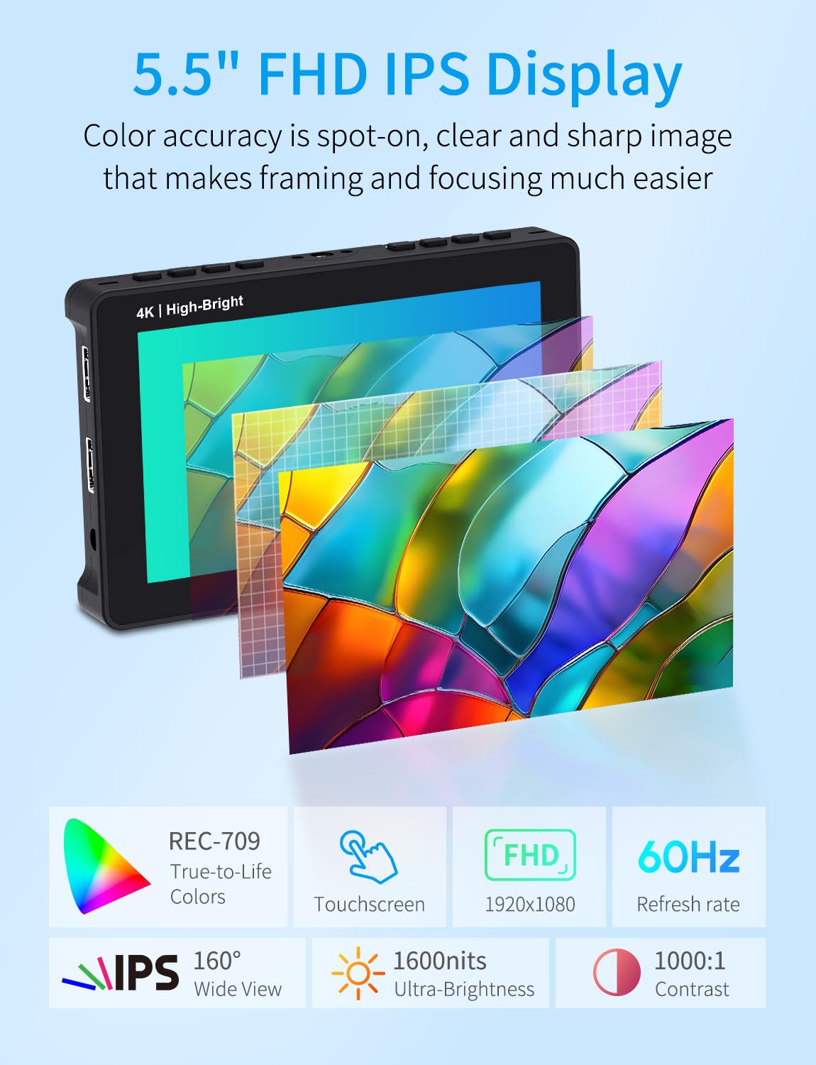Amazon.com : FEELWORLD F5 Prox 5.5