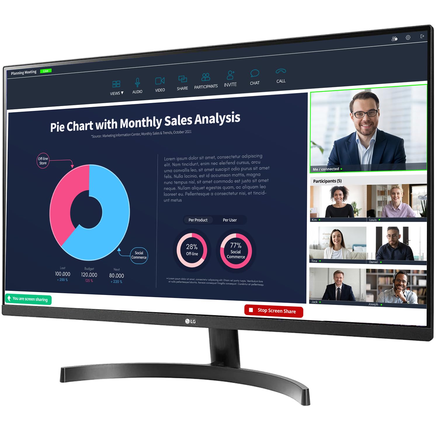 LG 32Qn600 32 Inches (80 Cm) Qhd 2K LCD 2560 X 1440 Pixels
