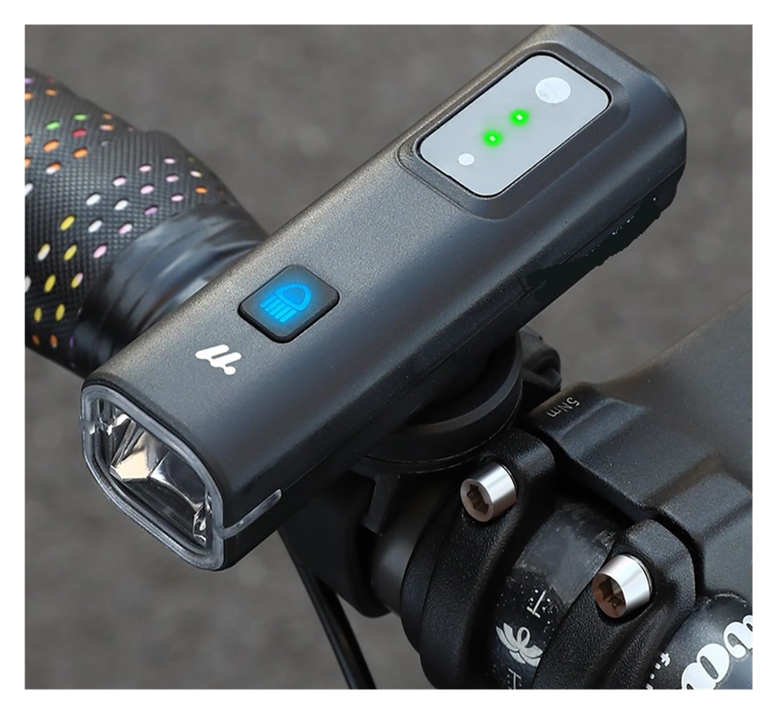 1 pièces 400LM feu Avant de vélo à détection Automatique de la lumière,